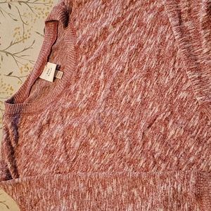 Knox Rose Super Soft red and white light weight sweater XXL